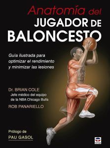 libro, anatomía, jugador, baloncesto, salud