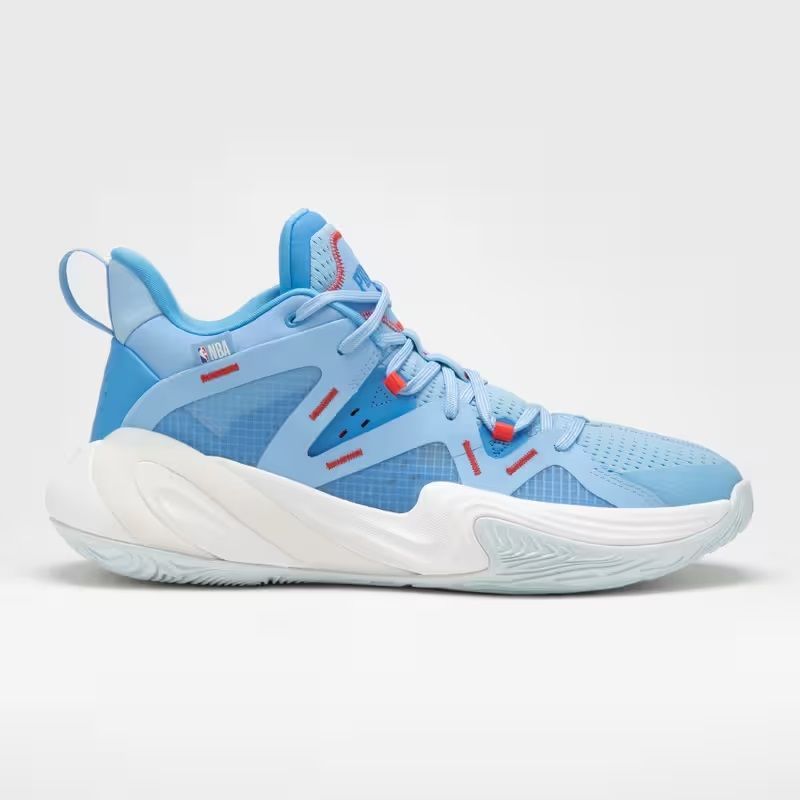 zapatillas, zapatilla, baloncesto, nba, tarmak, decathlon, 900, mid, 3, philadelphia, sixers, azul
