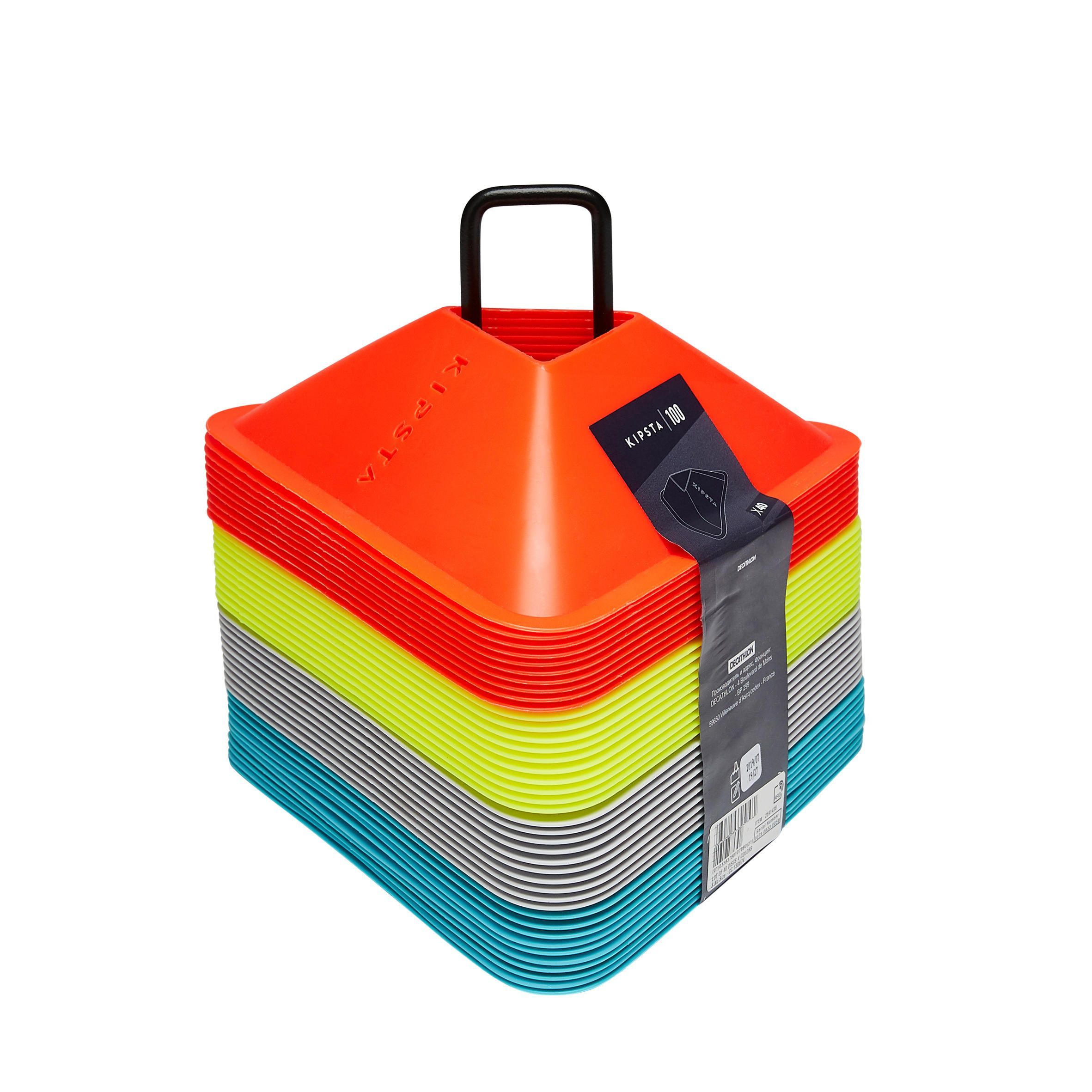 lote, 40, conos, decathlon, colores, color, cono