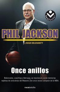 phil, jackson, once, anillos, libro, baloncesto