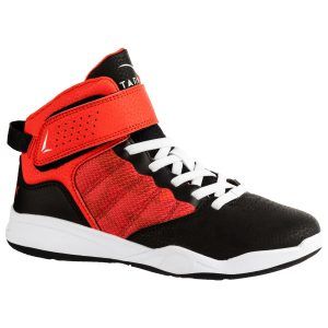 zapatillas, baloncesto, niño. niños. nino, ninos, decathlon, tarmak, easy, x, rojas, comprar, velcro