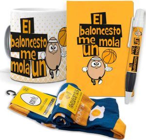 taza, café, baloncesto, basket, regalo, invisible, amigo, comprar, compra, tienda, online, huevo, kit, libreta, calcetines, boli
